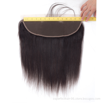 Top Quality High Digital Thin13*4 Lace Frontal Closure, Transparent Swiss Lace Frontal Vendor,Straight Transparent Lace Frontal